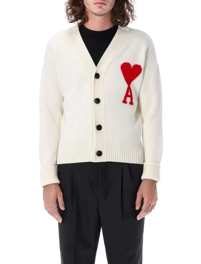 AMI AMI Paris Ami de Coeur Knitted Cardigan 3