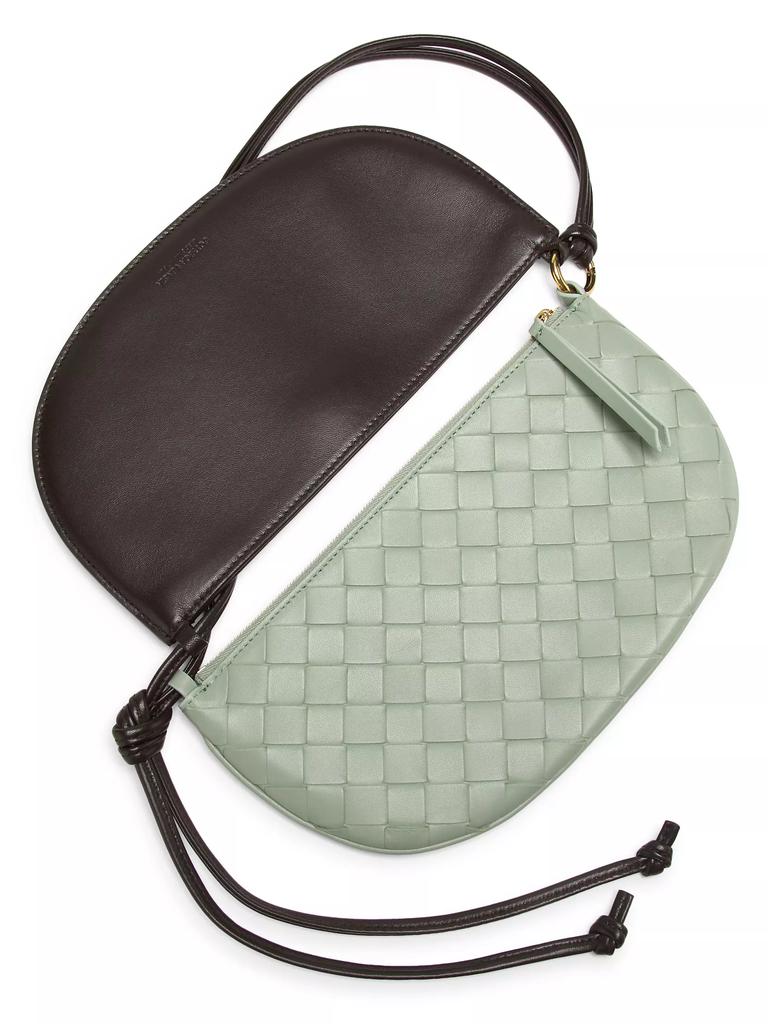 Bottega Veneta Gemellini Intrecciato Leather Double Pouch - Handbags - Free  Shipping - BeyondStyle