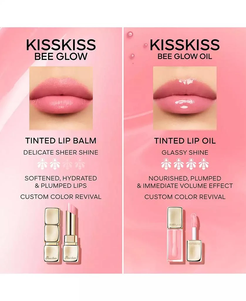 Guerlain Limited Edition KissKiss Bee Glow Hydrating Tinted Lip Oil 8