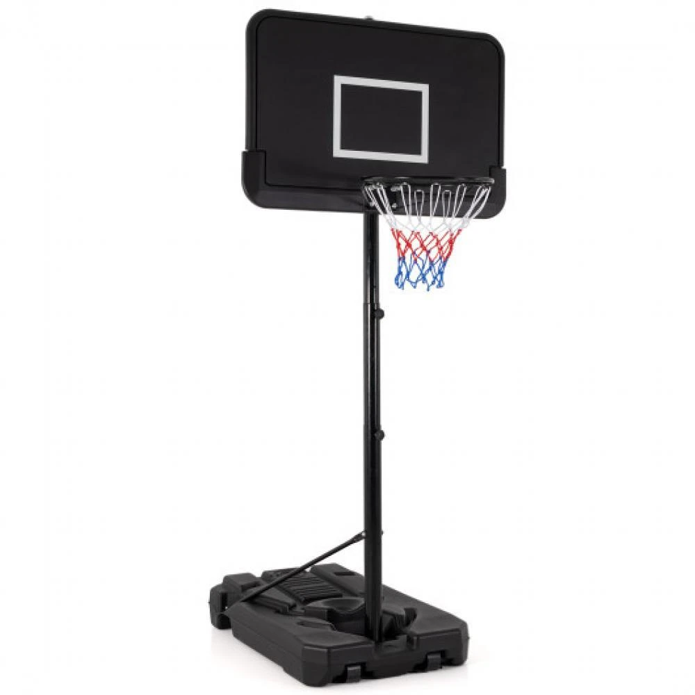 Hivvago 6.5-10 FT Adjustable Portable Basketball Hoop with 44 Inch Shatterproof Backboard & Fillable Base 2
