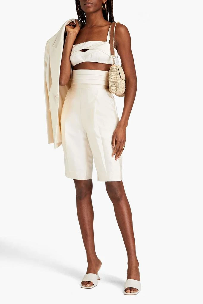 Zimmermann Cutout satin bra top 2