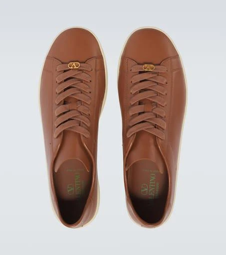 Valentino Royco VLogo leather sneakers 4