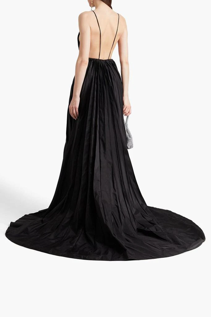 Valentino Plissé silk-taffeta gown 3