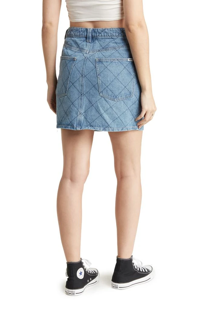 Obey Kallie Cotton Denim Miniskirt 2