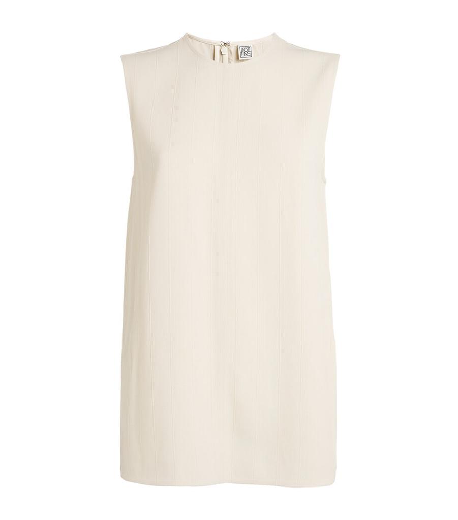 Totême Woven Stripe Sleeveless Top