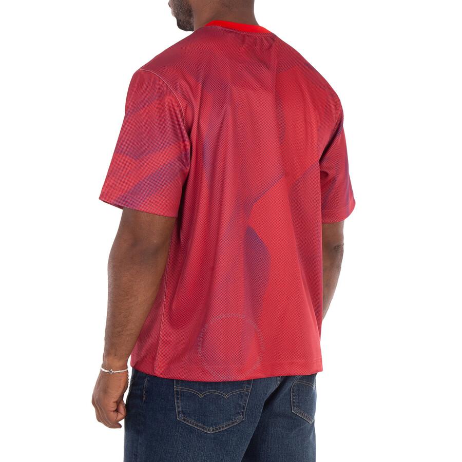 Burberry Rose Print Football T-Shirt - T-Shirts - Compare
