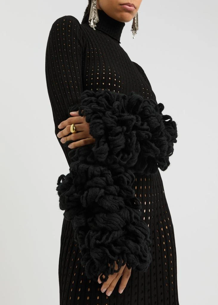 A.W.A.K.E MODE Ribbed pointelle-knit maxi dress 5