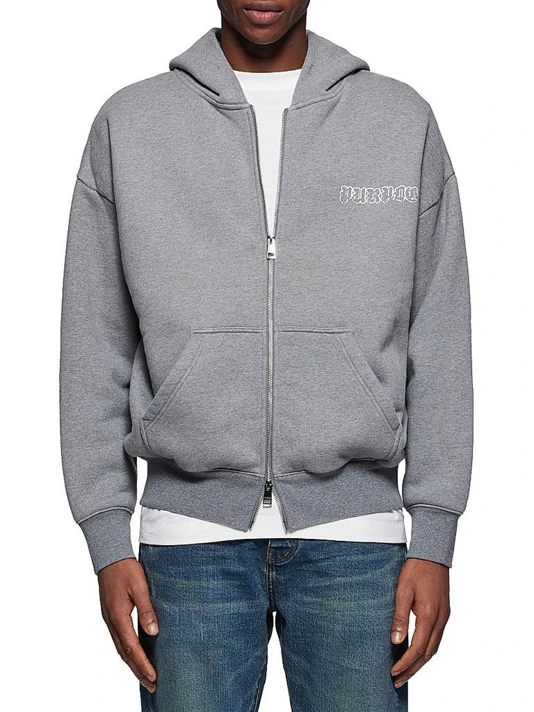 Purple Brand Heavyweight Fleece Full-Zip Hoodie 1