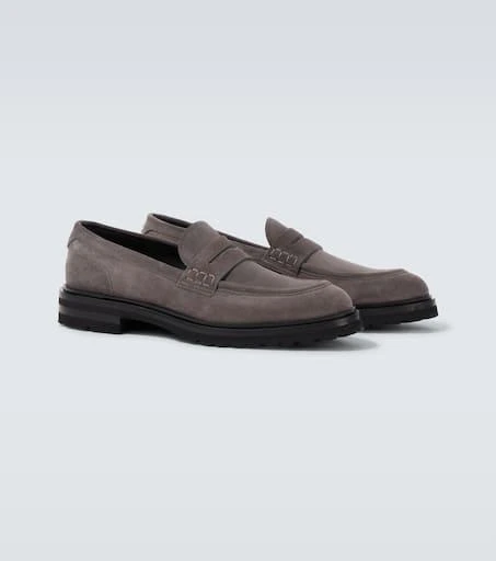 Dolce 
Gabbana Altavilla suede penny loafers 5