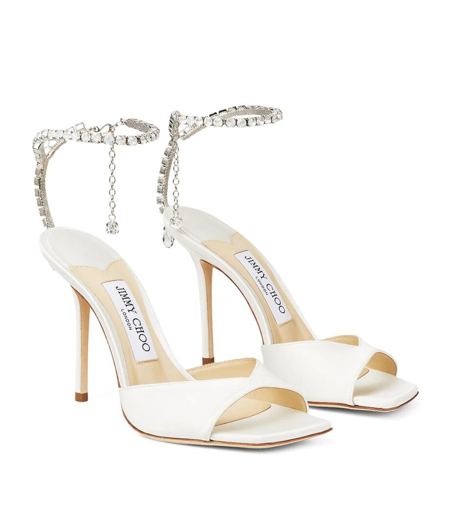 Jimmy Choo Saeda 100 Satin Sandals 2