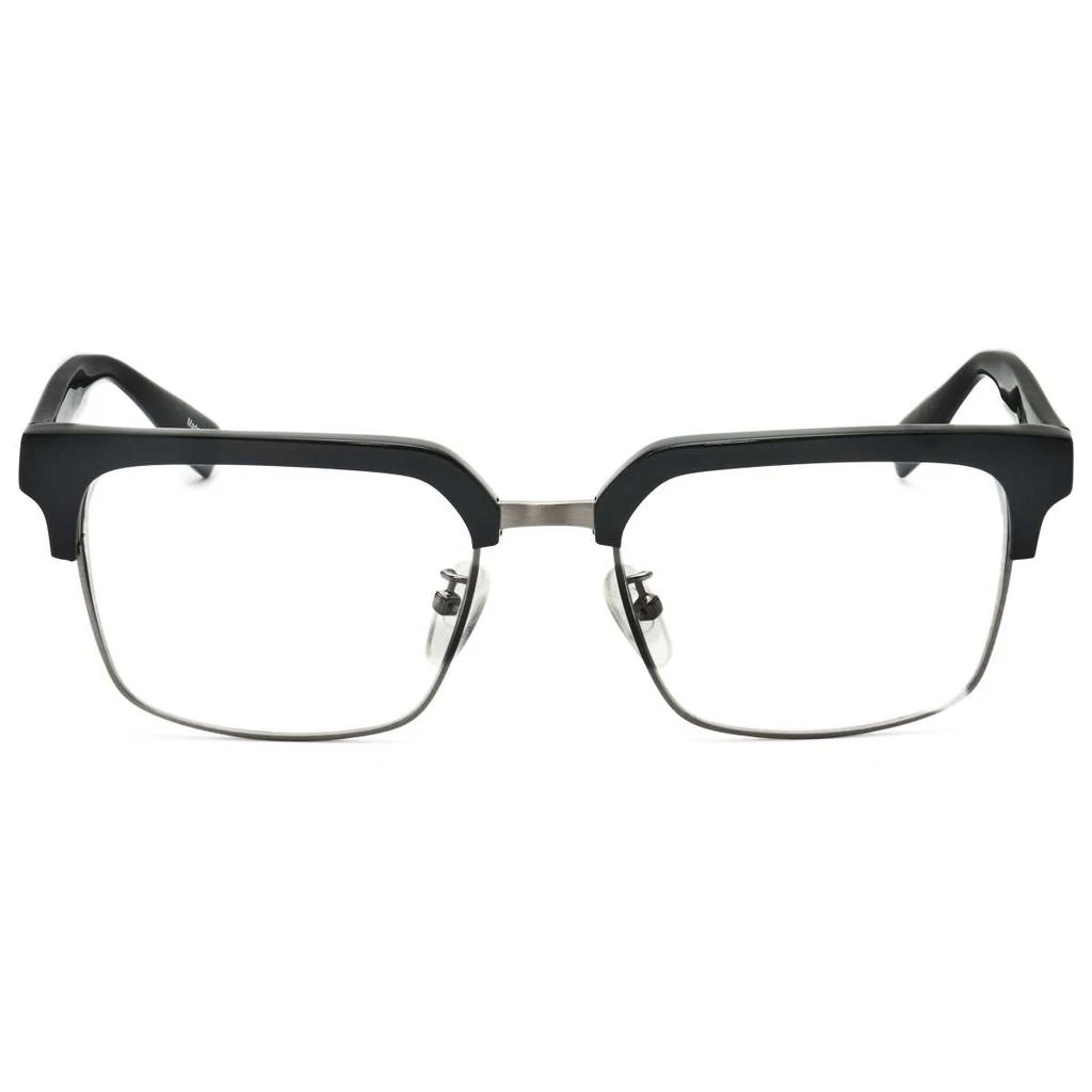 TRUSSARDI Trussardi Men's Black Rectangular Opticals 2