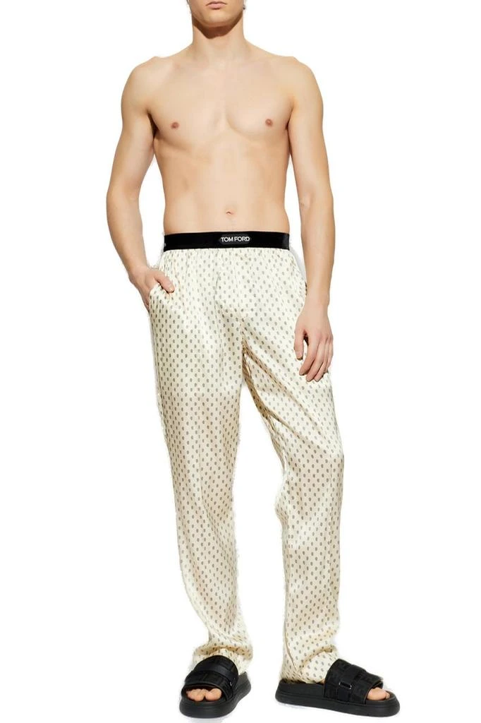 Tom Ford Tom Ford Elastic Waistband Pajama Pants 4