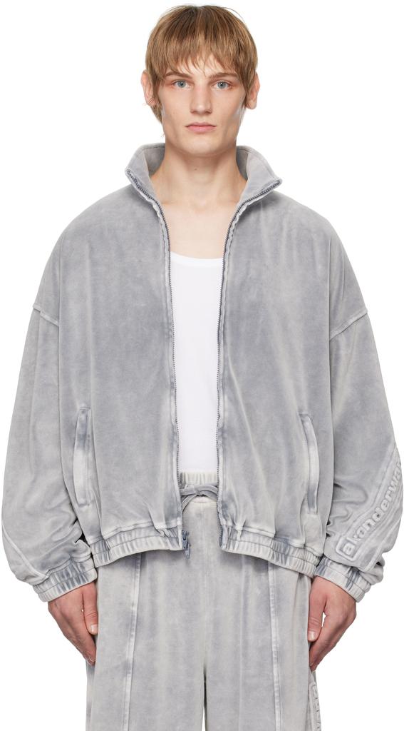 Alexander Wang track jacket in crisp nylon - Jackets