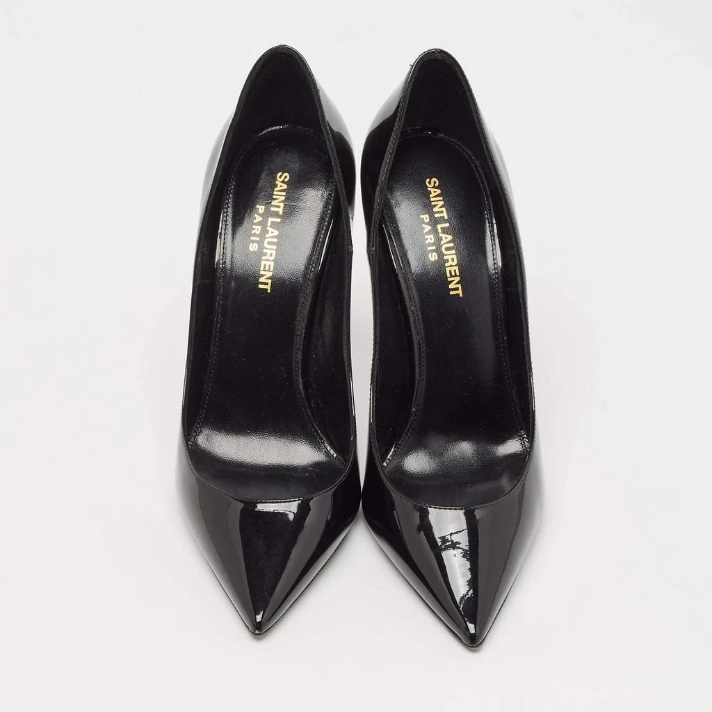 Yves Saint Laurent Saint Laurent Black Patent Leather Zoe Pumps Size 38 3