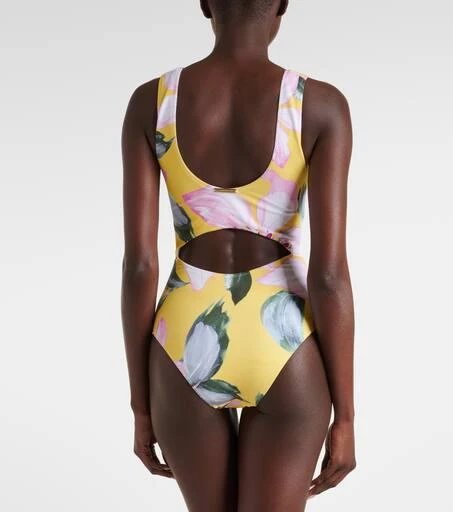 Alexandra Miro Beth floral cutout swimsuit 3
