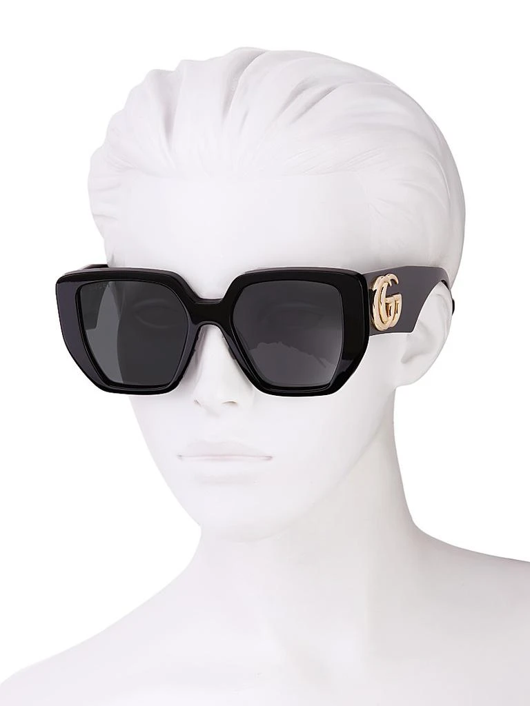 NEW Gucci 54MM Oversized Square Sunglasses Gucci 54mm Square Sunglasses | Nordstromrack main image 3
