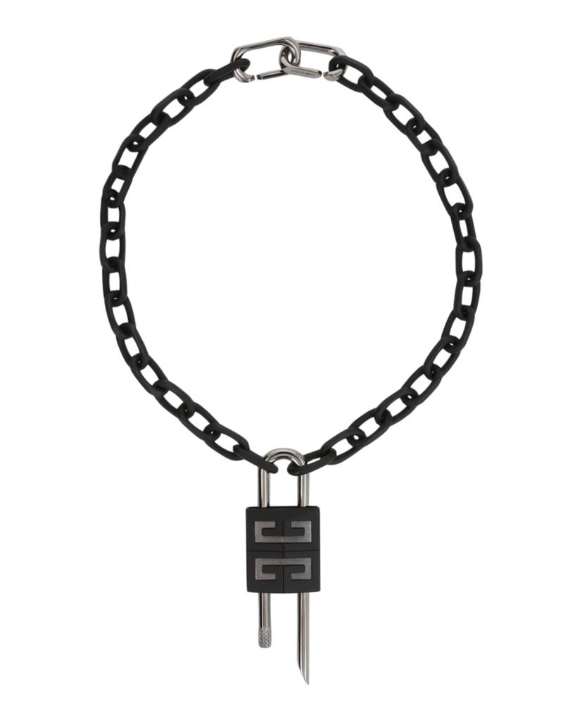 GIVENCHY(ジバンシィ) Crystal Embellished 4G Padlock Necklace Givenchy Crystal Embellished 4G Padlock Necklace - JEWELRY