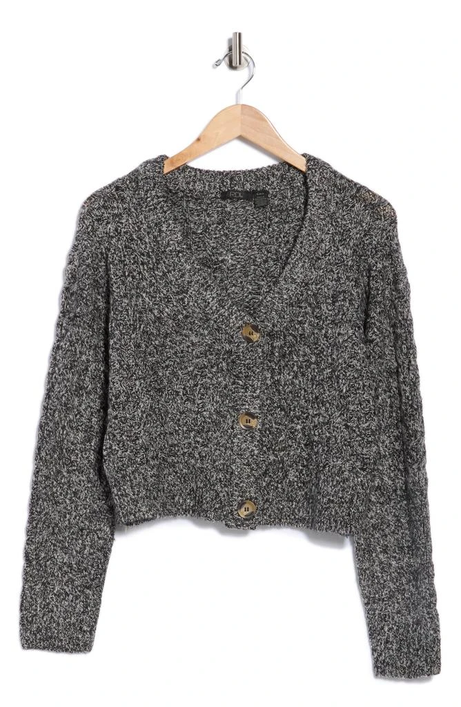 INTERNATIONAL DESIGNER V-Neck Crop Cardigan 3