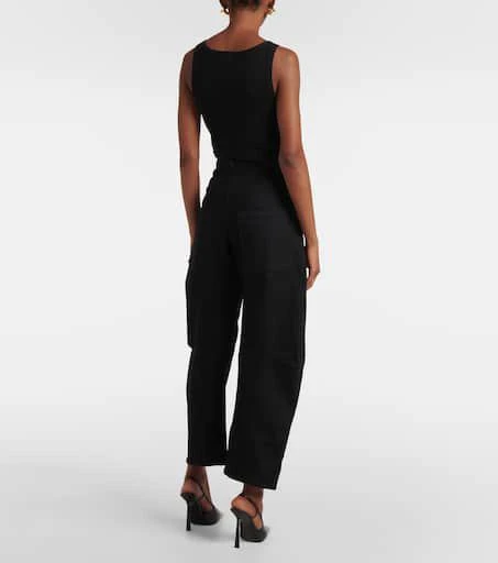 Nili Lotan Shon high-rise barrel-leg jeans 3