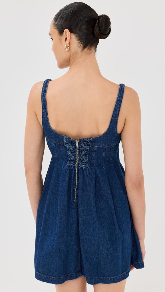 Reformation Violet Denim Mini Dress