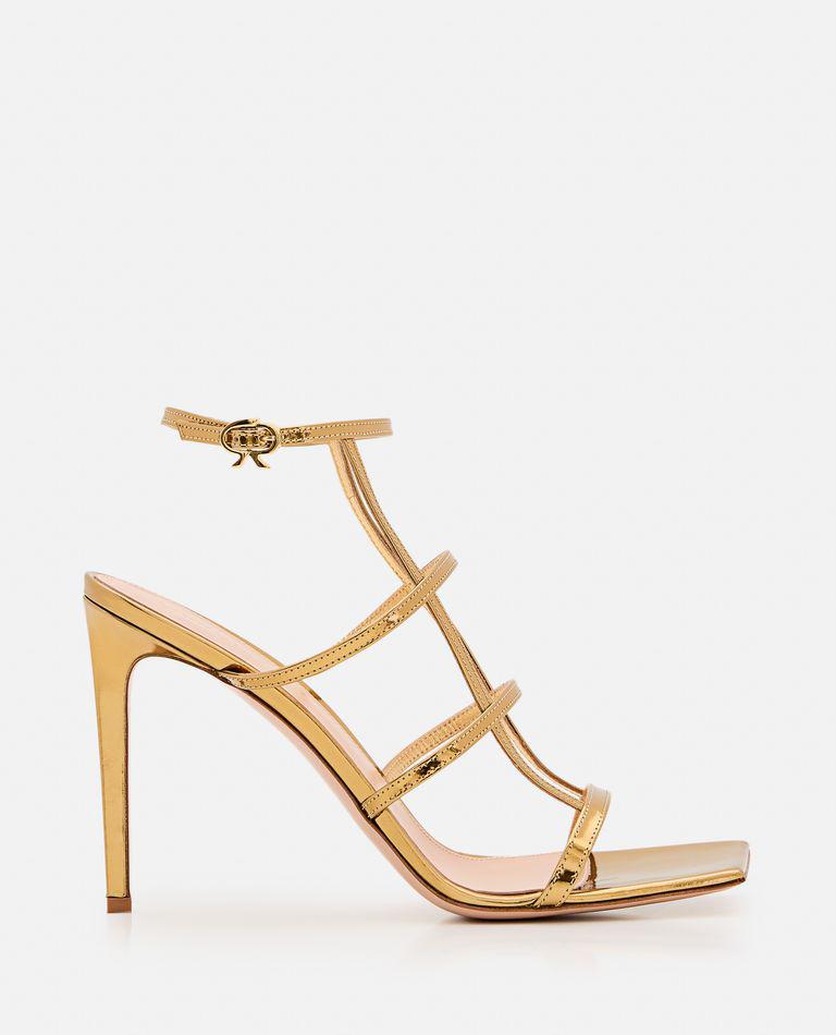 サンダル・ミュール GIANVITO ROSSI LETAL LEATHER HEEL SANDALS Gianvito Rossi Letal Leather Heel Sandals - Shoes - BeyondStyle