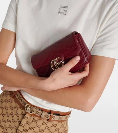 Gucci GG Marmont Mini leather shoulder bag 7