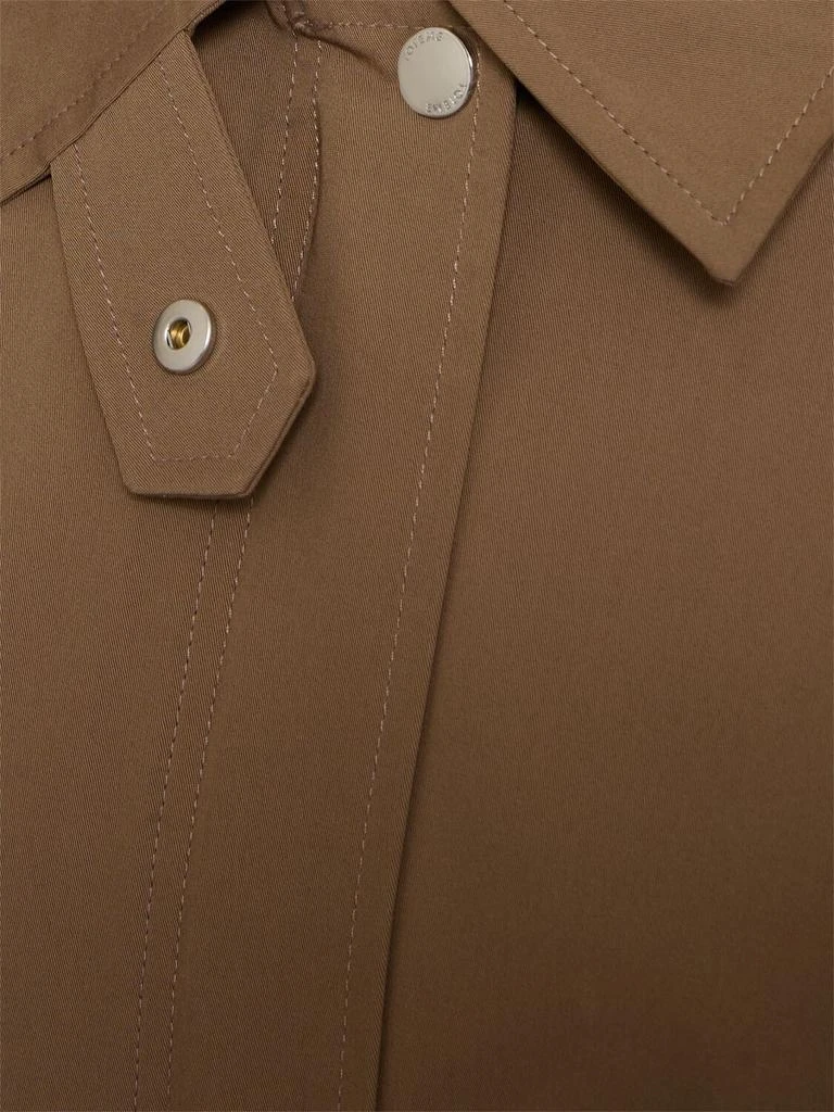 Totême Oversize Organic Cotton Trench Coat 5