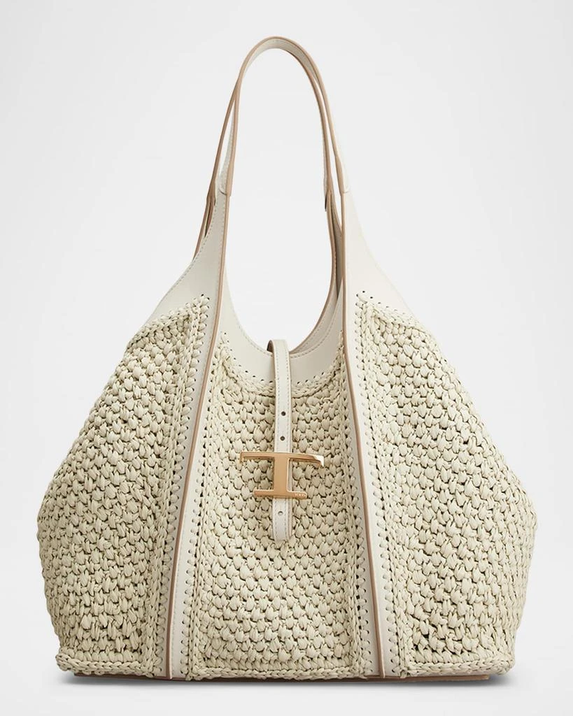 Tod's Crochet Shopping Tote Bag 1