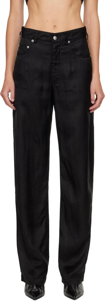 Rick Owens Black Concordians Geth Trousers 1