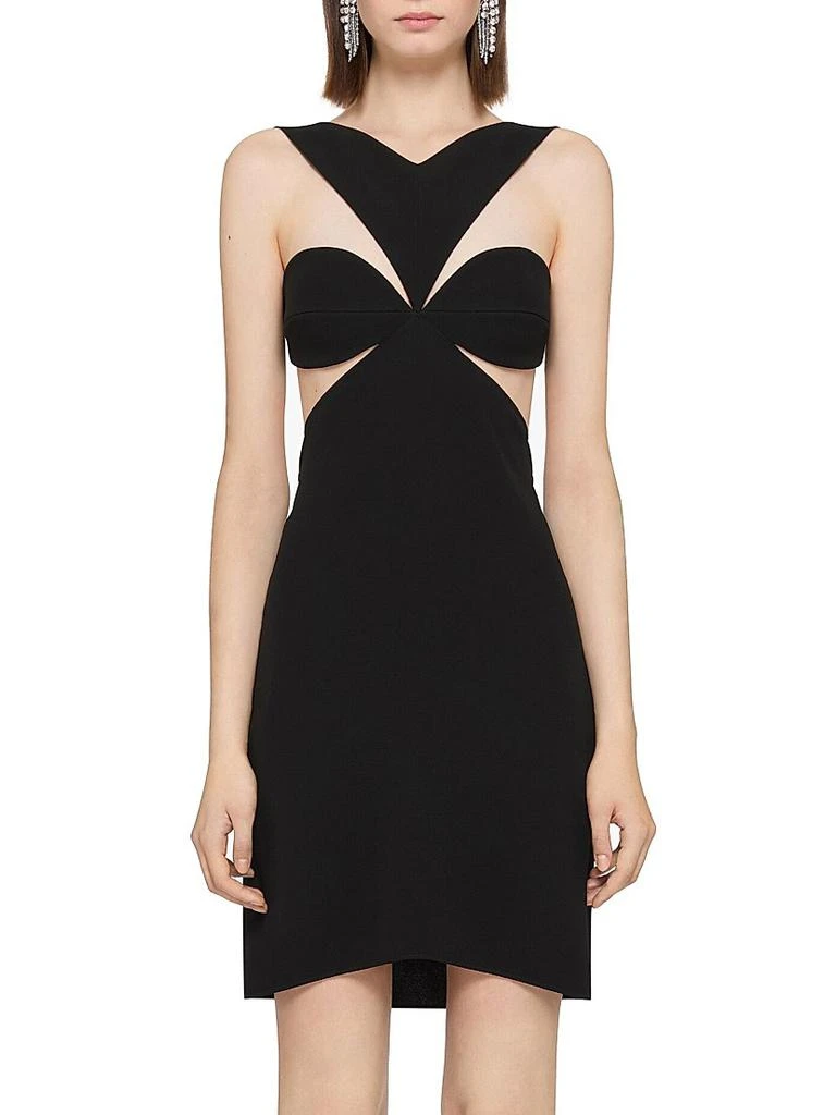 givenchy cut out dress Floral-Print Cutout Halter Midi Dress