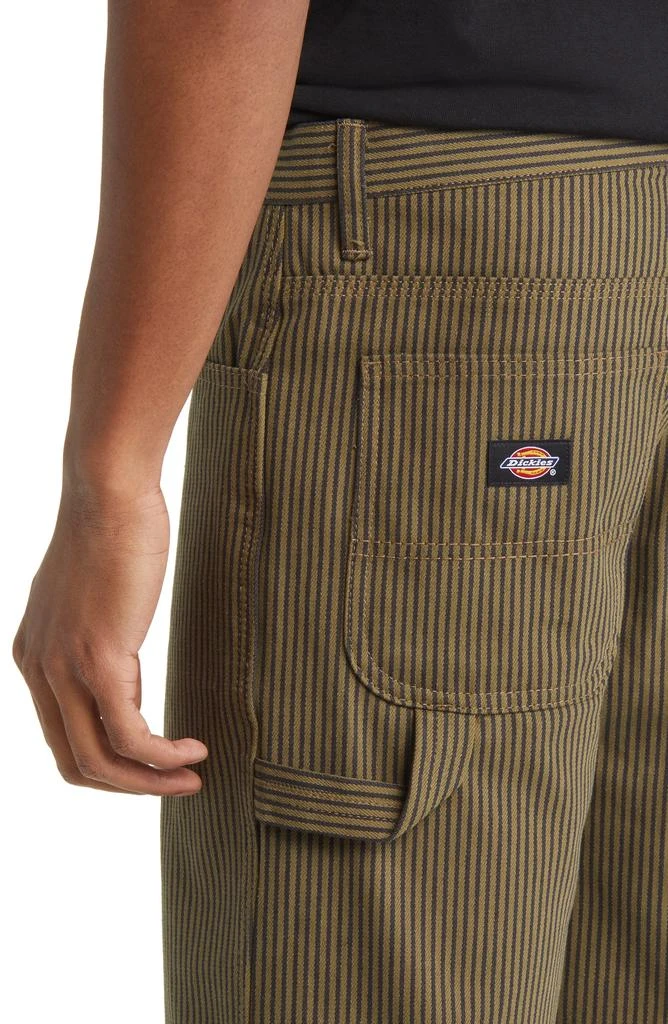 Dickies Stripe Flat Front Carpenter Shorts 4