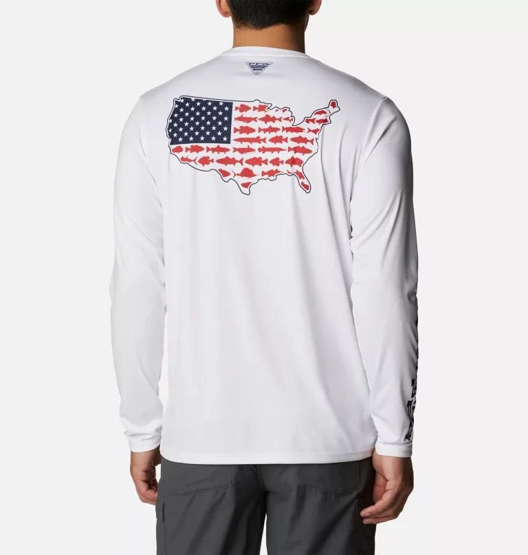Columbia Columbia Men's PFG Terminal Tackle  Statetriot Long Sleeve Shirt- 1