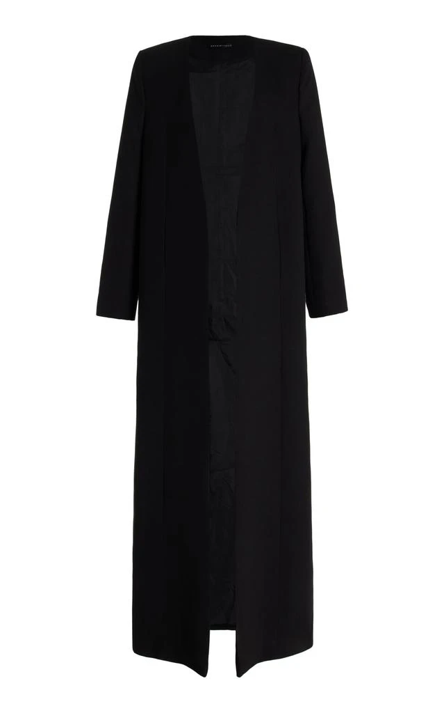 Sophie et Voila SEV - Tailored Wool Crepe Coat - Black - FR 36 - Moda Operandi 1