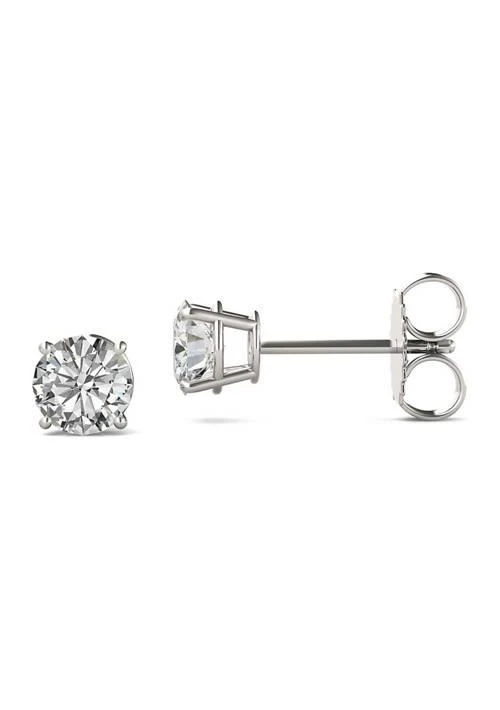 Charles & Colvard Colvard 1.2 Ct. T.w. Moissanite Stud Earrings In 14K White Gold 2
