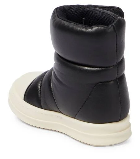 Rick Owens Kids Baby Puffer leather boots 2