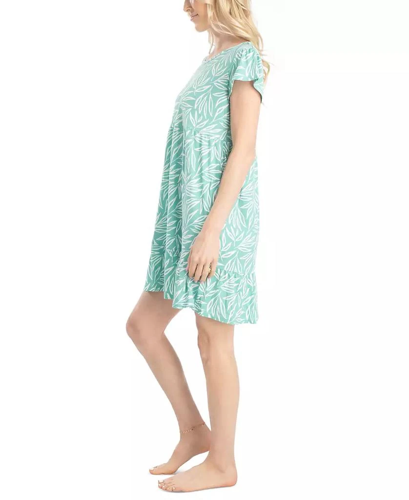 MUK LUKS Women's Daydream Tiered Sleep & Lounge Dress 3