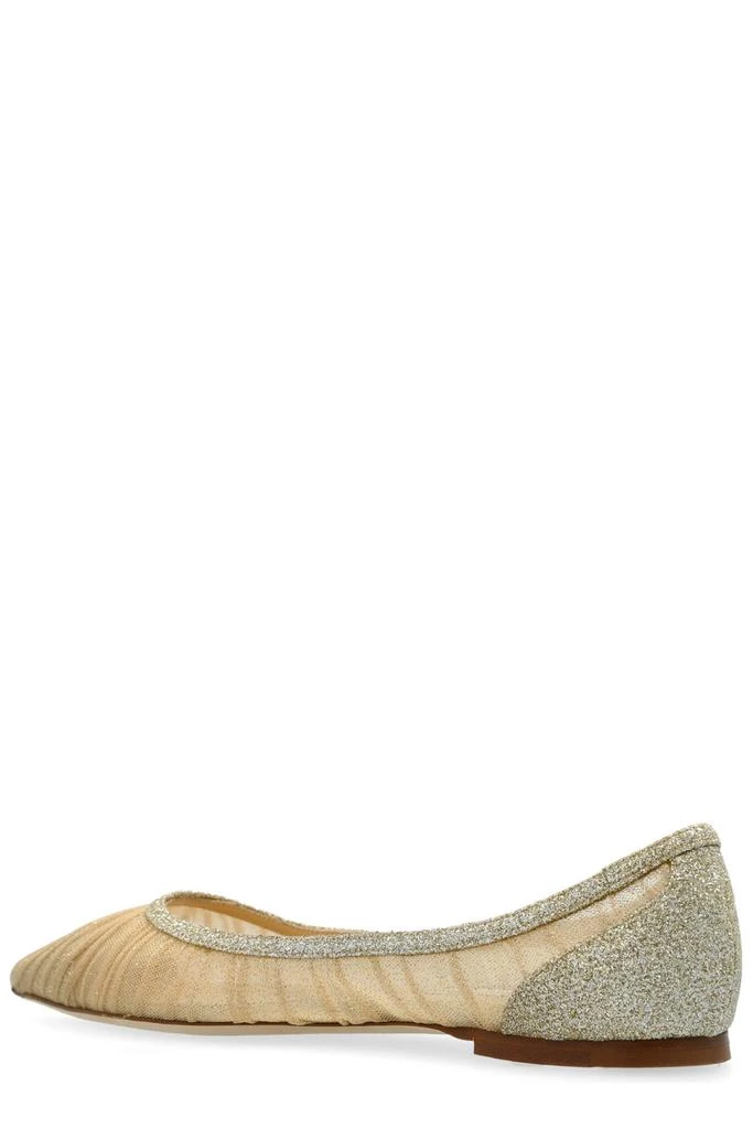 Jimmy Choo Jimmy Choo Love Flat Glitter Ballerinas 3