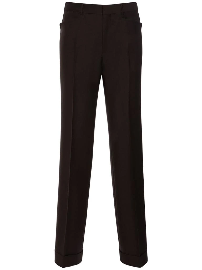 Tom Ford 23cm Atticus Mohair & Wool Pants 1