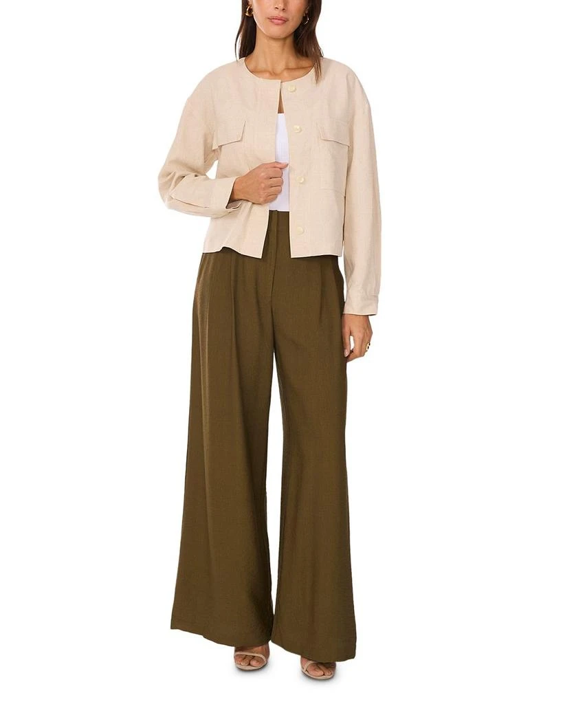 Vince Camuto Cropped Button Front Jacket 4