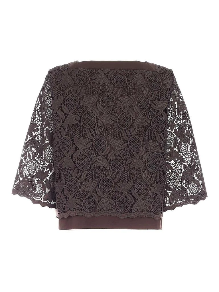 See by Chloé See By Chloé Lace-Detailed Square Neck Blouse 2