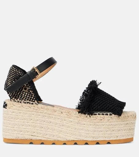 Stella McCartney Gaia platform espadrille sandals 4