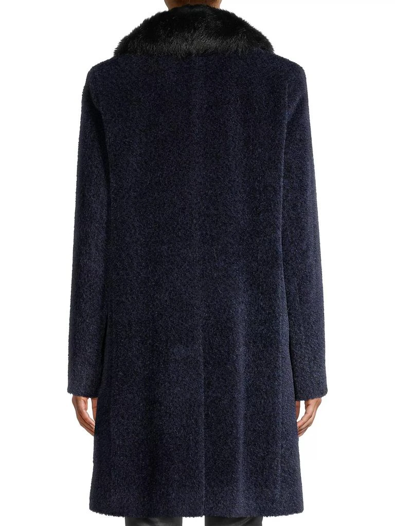 Sofia Cashmere Toscana Shearling Collar Coat 5