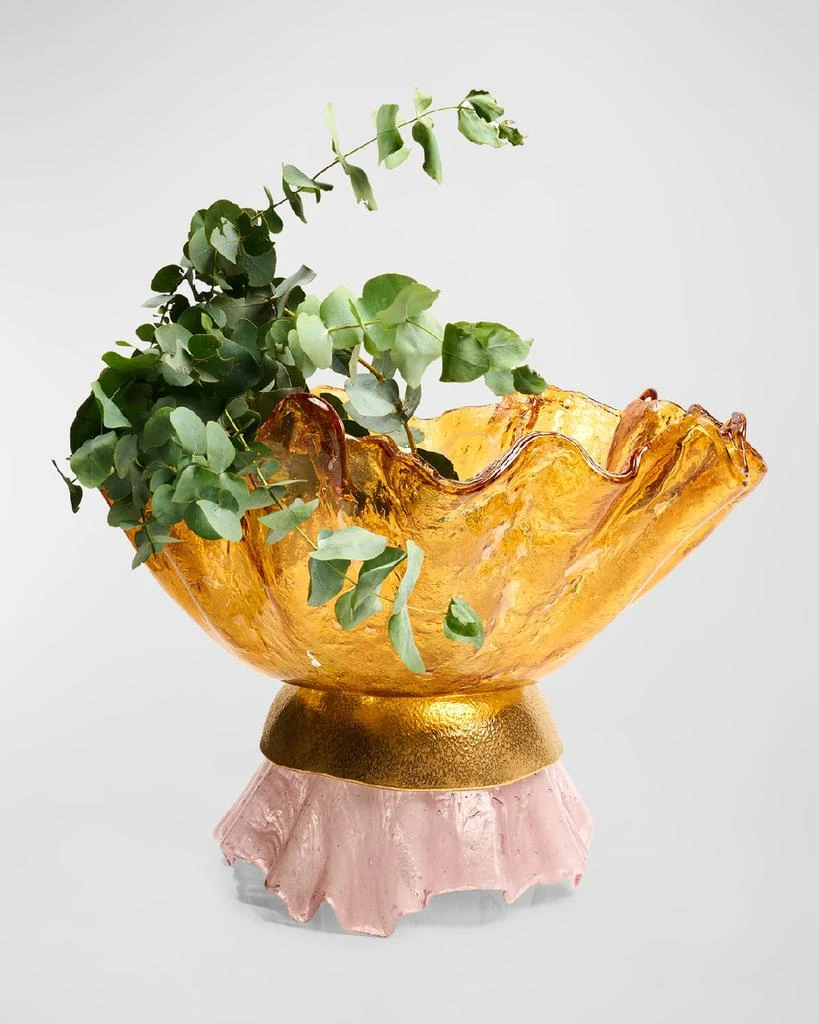 Vetrofuso Ballarina Bronze Vase 2