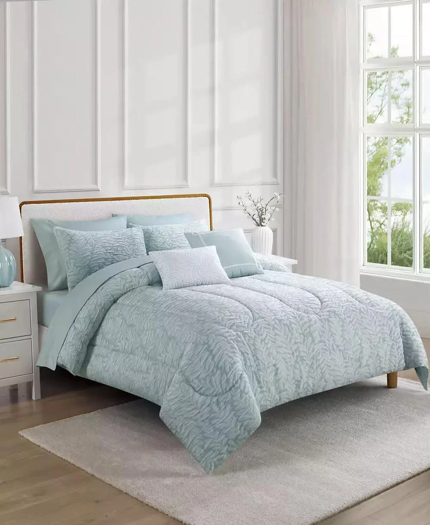 Enchante Accessories Reversible Jacquard 9-Pc. Comforter Set, Full, Created for Macy
s 8