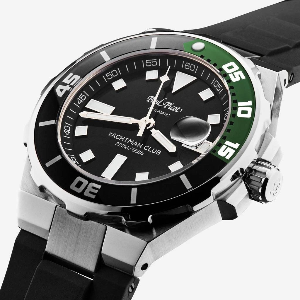 Paul Picot Paul Picot Yachtman Club Black Dial Men's Automatic Watch P1251NV.SG.3614CM001 2