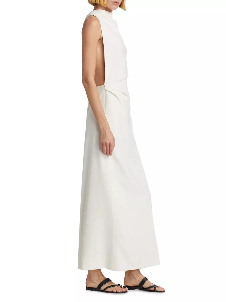 Proenza Schouler Selena Twist Back Crepe Dress 4