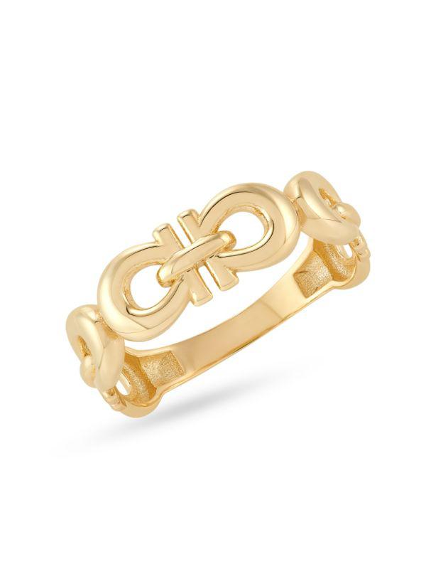 Saks Fifth Avenue 14K Yellow Gold Horseshoe Ring