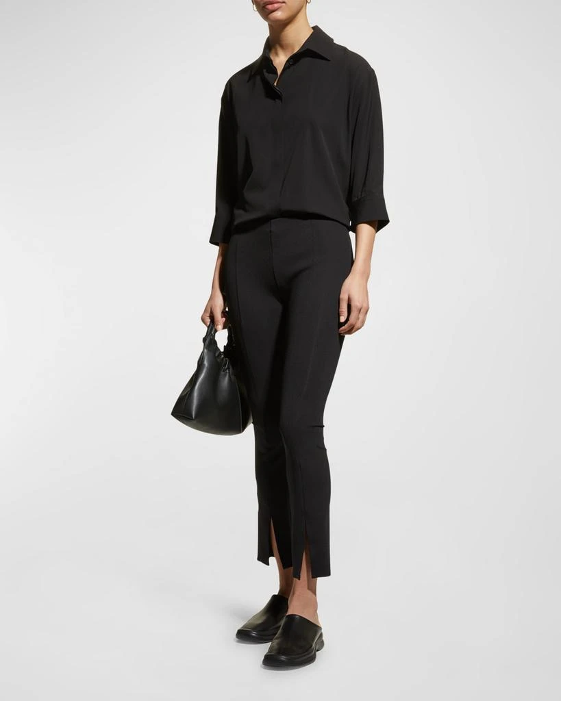 THE ROW Thilde Slit-Front Skinny Pants 3