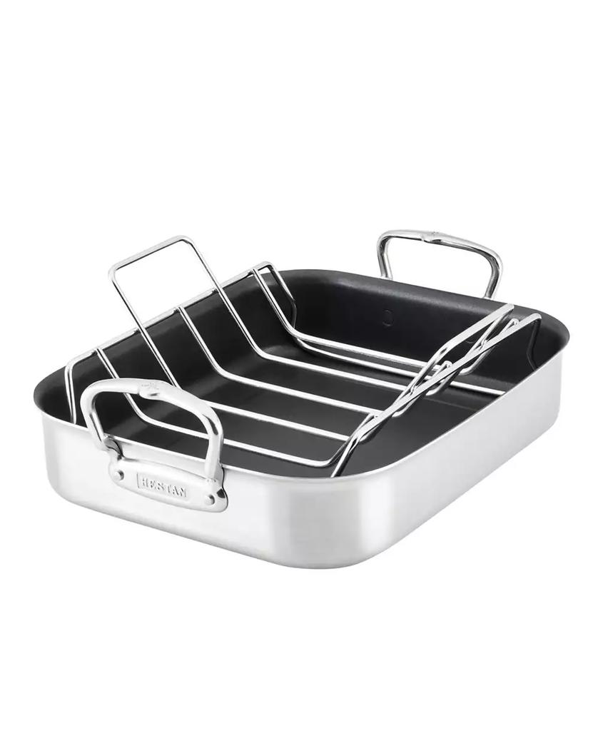 Hestan Provisions Classic Clad Nonstick Small Roaster with Rack