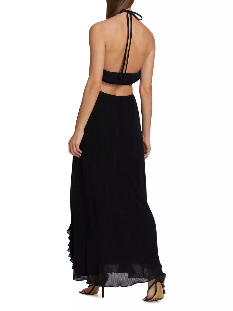 LoveShackFancy Talitha Cut-Out Maxi Dress 5